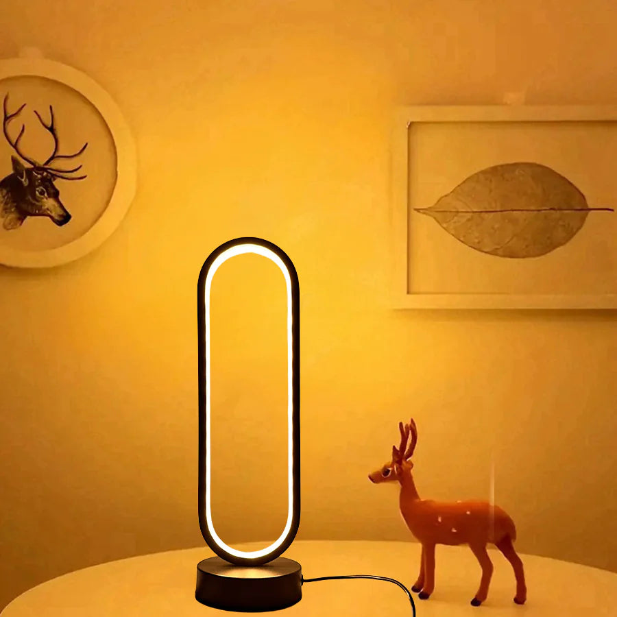 Black & White USB LED Dimming Night Lamp
