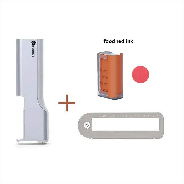 EVEBOT Handheld Food Printer PrintLab APP Print Range 26*100MM Coffee Pattern Portable Printpen DIY Custom Printing On Foodstuff