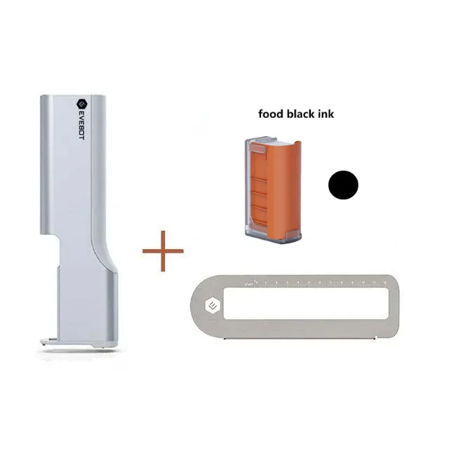 EVEBOT Handheld Food Printer PrintLab APP Print Range 26*100MM Coffee Pattern Portable Printpen DIY Custom Printing On Foodstuff