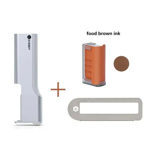 EVEBOT Handheld Food Printer PrintLab APP Print Range 26*100MM Coffee Pattern Portable Printpen DIY Custom Printing On Foodstuff