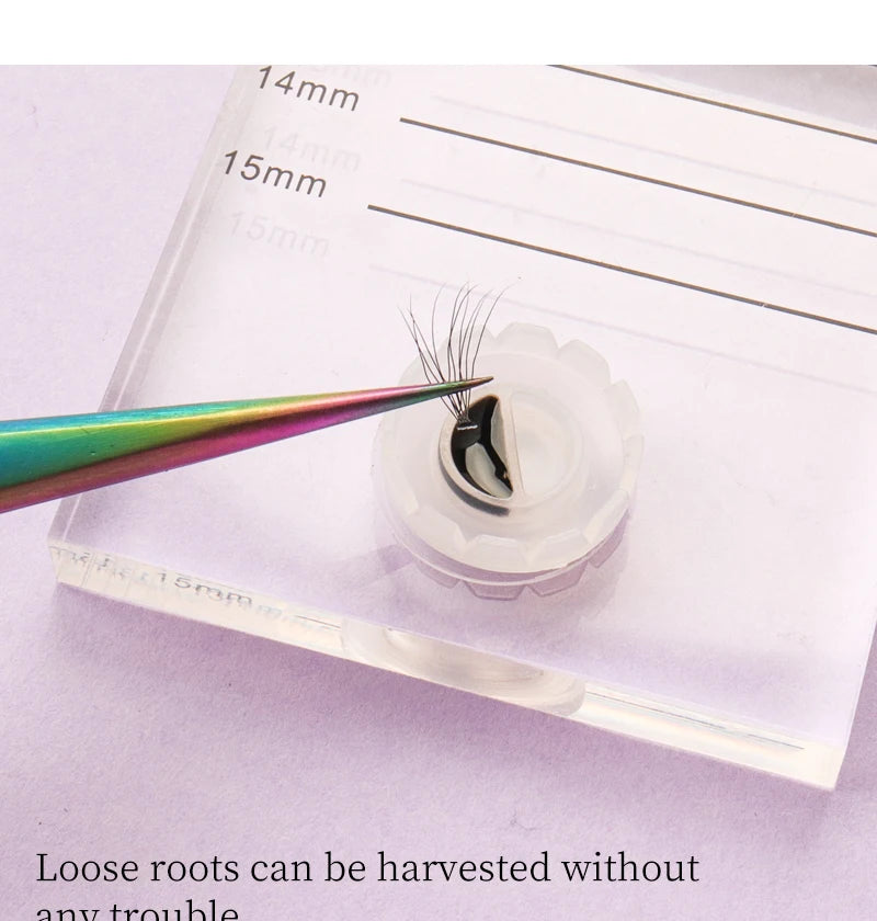 100pcs Disposable Eyelash Cup Holder Lashes Glue Holder Plastic Stand Quick Flowering For Eyelash Extension Makeup Tools