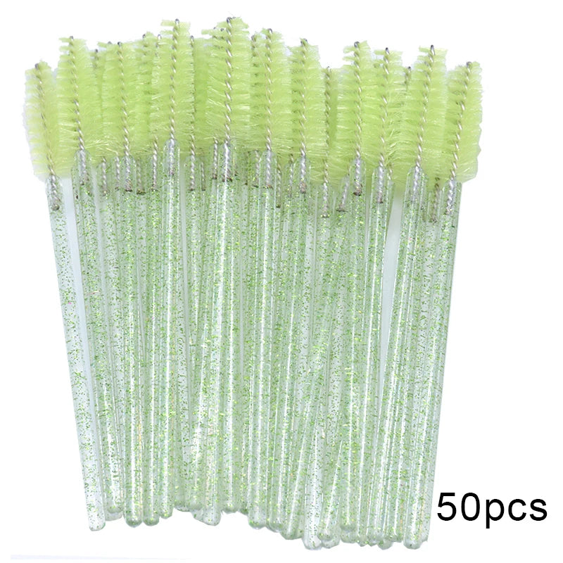 Disposable Lip Brushes Eyelash Mascara Wands 2 In 1 Bundle Sale Lipstick Cotton Swab Lipgloss Brush Makeup Tools Applicators