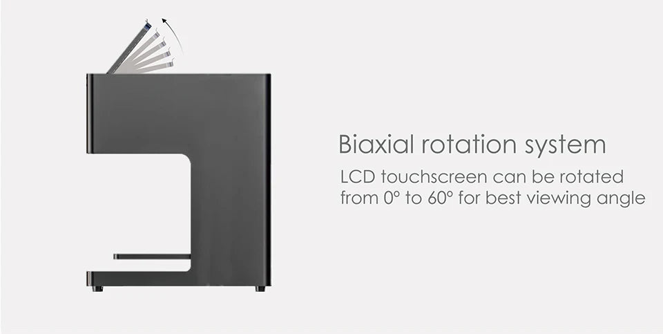 Evebot Coffee Printer Automatic 3d Latte Machine One-Touch Operation DIY Printing Photo printer On Food like Cake Bread Coffee