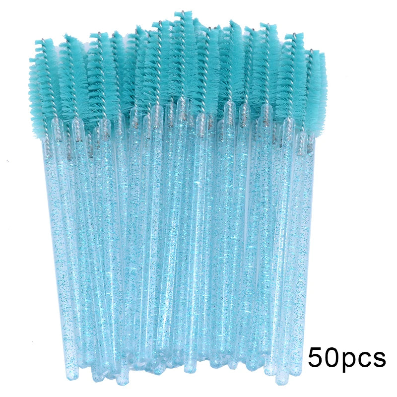 Disposable Lip Brushes Eyelash Mascara Wands 2 In 1 Bundle Sale Lipstick Cotton Swab Lipgloss Brush Makeup Tools Applicators