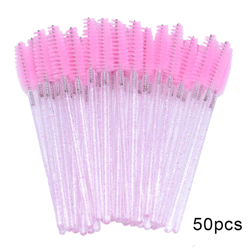 Disposable Lip Brushes Eyelash Mascara Wands 2 In 1 Bundle Sale Lipstick Cotton Swab Lipgloss Brush Makeup Tools Applicators
