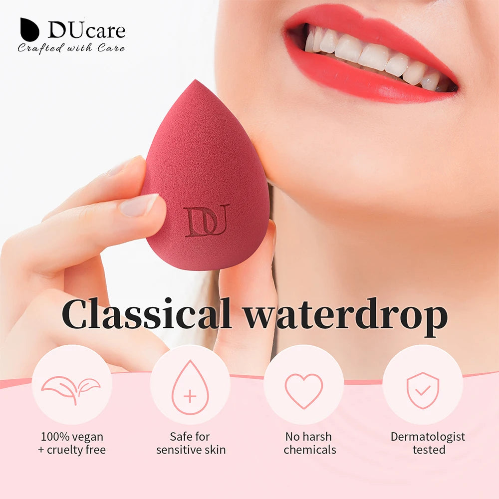 DUcare Water Drop Makeup Sponge Professional Cosmetic Puff For Foundation Concealer BB cream Blending Egg Sponge Makeup Tools