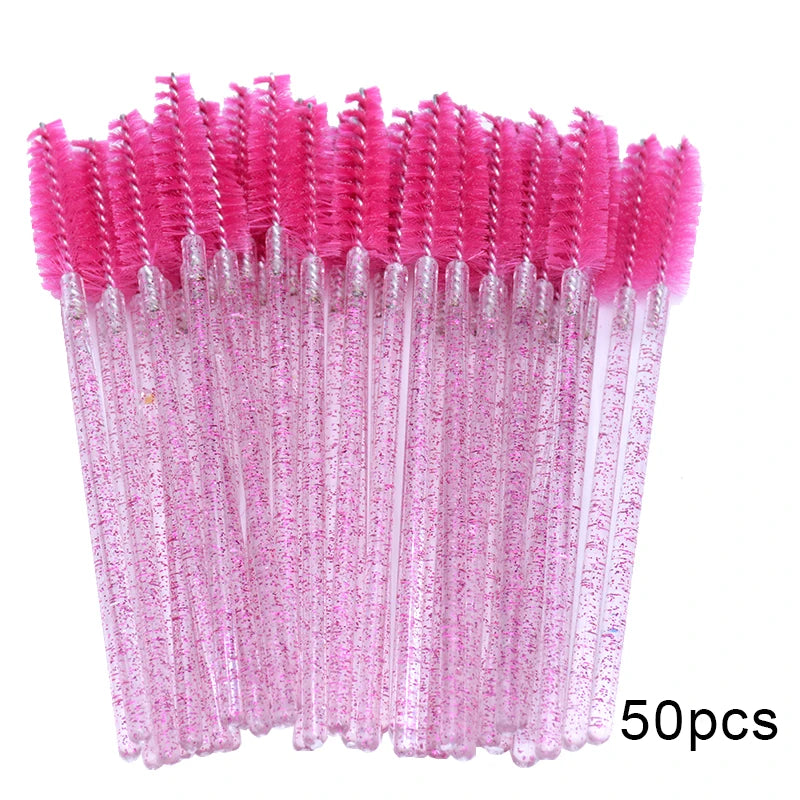 Disposable Lip Brushes Eyelash Mascara Wands 2 In 1 Bundle Sale Lipstick Cotton Swab Lipgloss Brush Makeup Tools Applicators