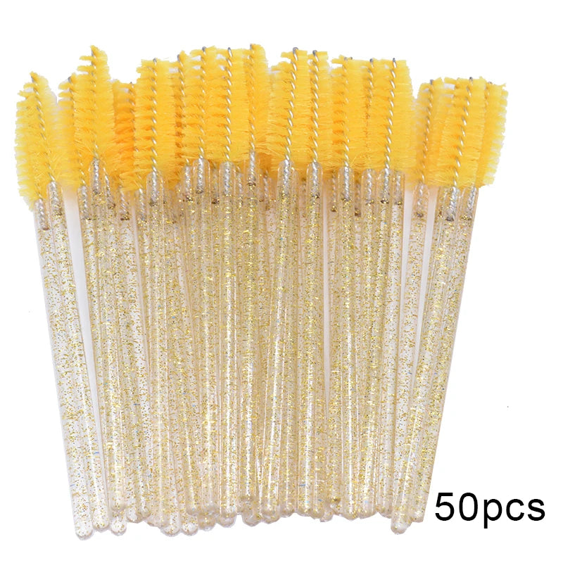 Disposable Lip Brushes Eyelash Mascara Wands 2 In 1 Bundle Sale Lipstick Cotton Swab Lipgloss Brush Makeup Tools Applicators