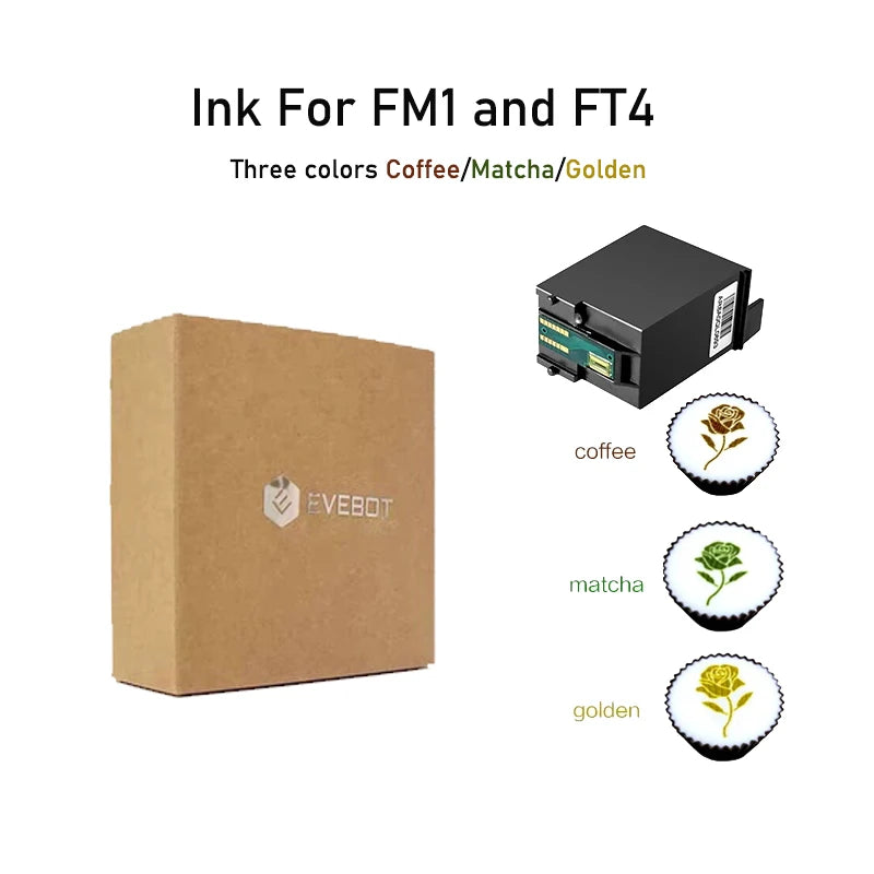 Evebot Coffee Printer Automatic 3d Latte Machine One-Touch Operation DIY Printing Photo printer On Food like Cake Bread Coffee