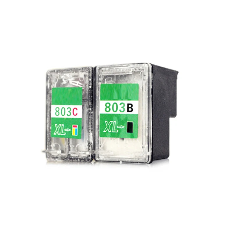 vilaxh HP803 Cartridge For Refillable Edibel Ink Cartridge For Coffee Printer For HP 803BK 803 Color