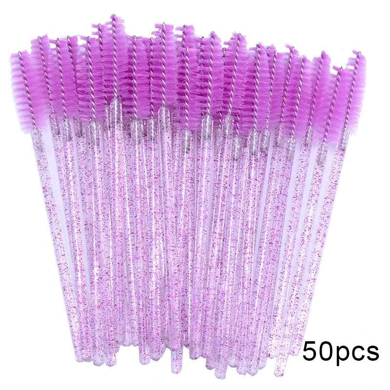Disposable Lip Brushes Eyelash Mascara Wands 2 In 1 Bundle Sale Lipstick Cotton Swab Lipgloss Brush Makeup Tools Applicators