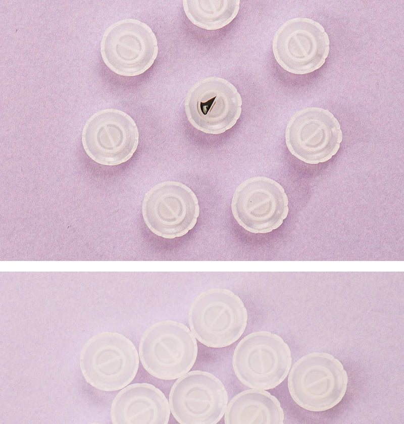 100pcs Disposable Eyelash Cup Holder Lashes Glue Holder Plastic Stand Quick Flowering For Eyelash Extension Makeup Tools