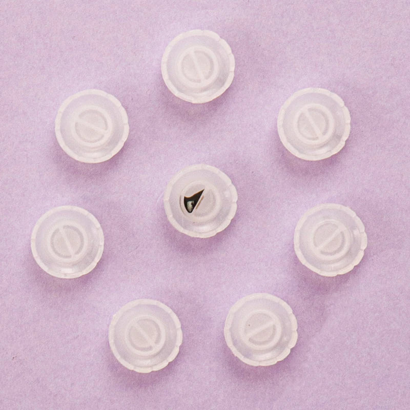 100pcs Disposable Eyelash Cup Holder Lashes Glue Holder Plastic Stand Quick Flowering For Eyelash Extension Makeup Tools