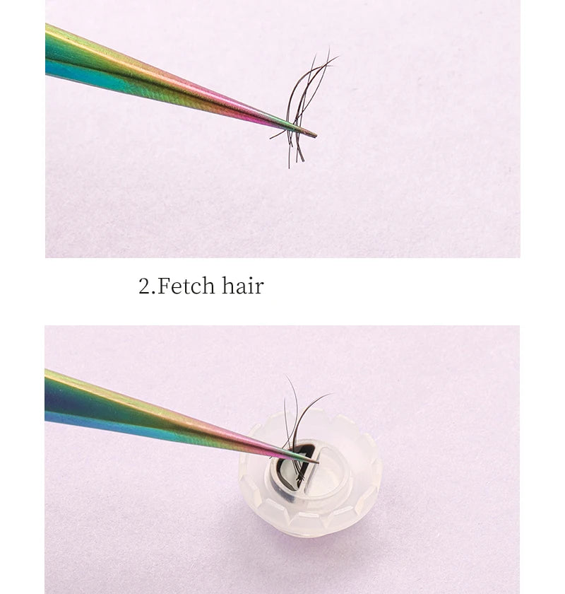 100pcs Disposable Eyelash Cup Holder Lashes Glue Holder Plastic Stand Quick Flowering For Eyelash Extension Makeup Tools