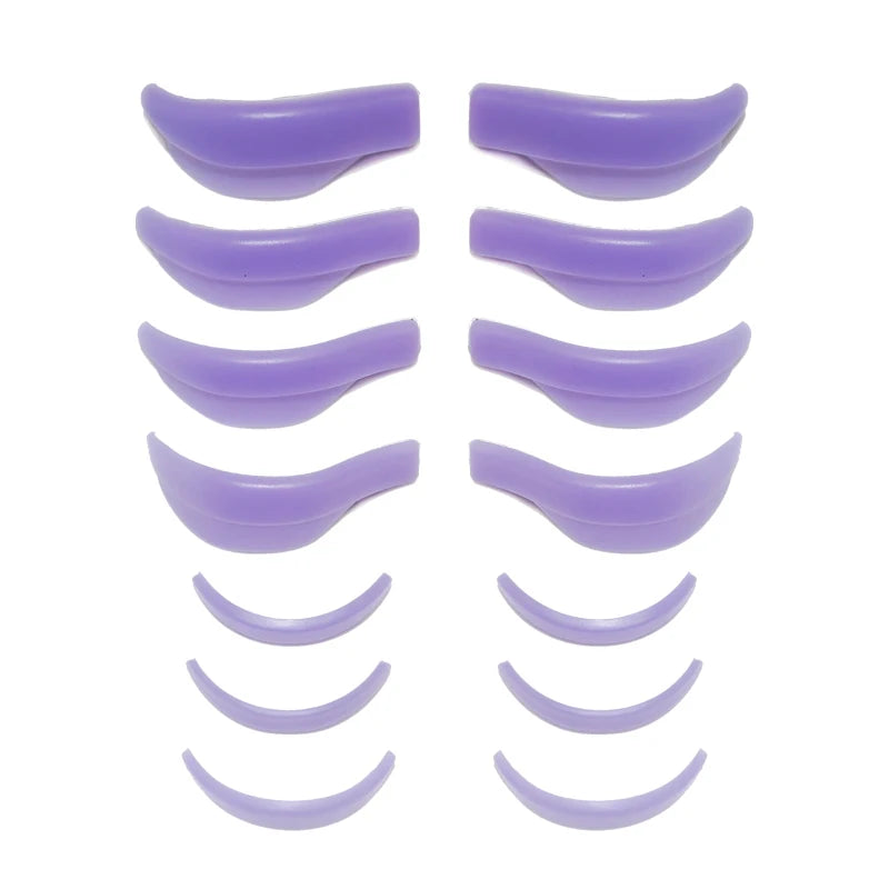 4/5/7 Pairs Silicone Eyelash Perm Pad Lifting Lashes Rods Shield Recycling 3D Eyelash Curler Accessories Applicator Makeup Tools