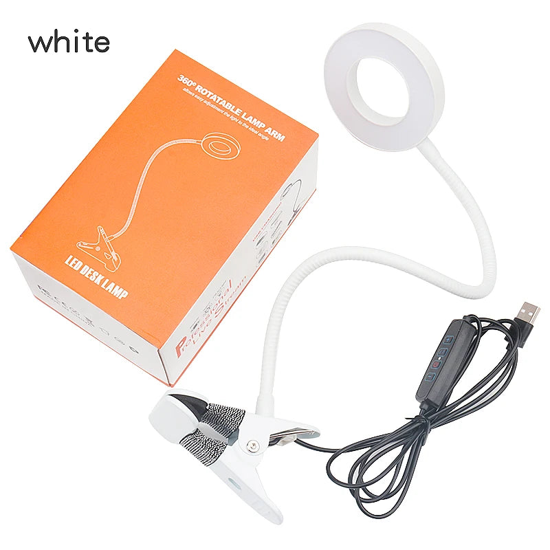 USB Eyelash Lamp LED Light Cold Warm Two-Color Light Special Beauty Salon Grafting False Lashes Extension Lamps Makeup Tools