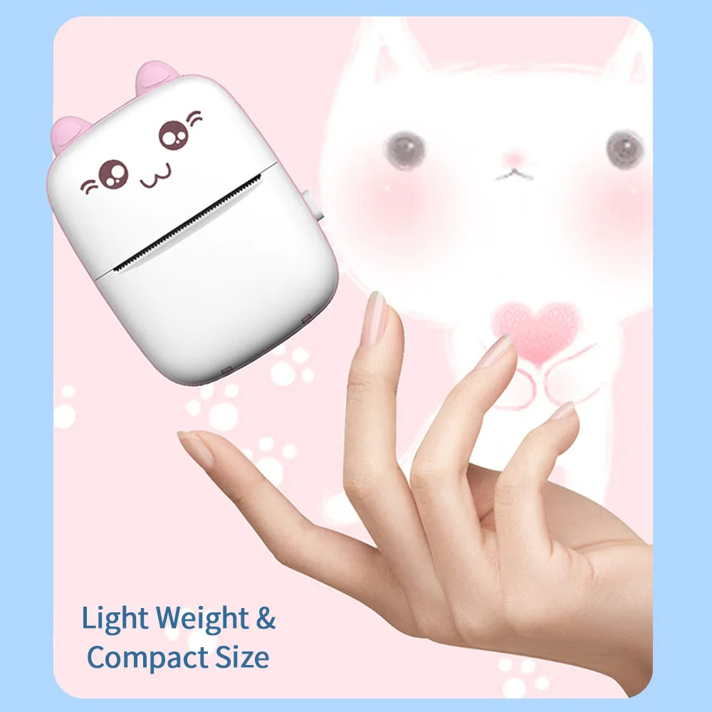 C9 MINI Portable Thermal Printer Wireless Label Memo Machine 200dpi Bluetooth Inkless Pocket Printer Phone Notes Printing Paper