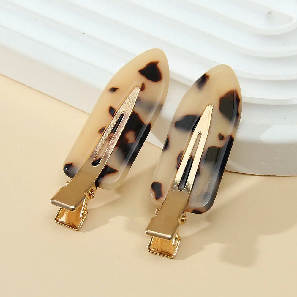 4PCS/LOT Women Hair Clips Side Bangs Fix Fringe Barrette Makeup Tools Hair Accessories Female Ladies Girls Headwear Hairpin