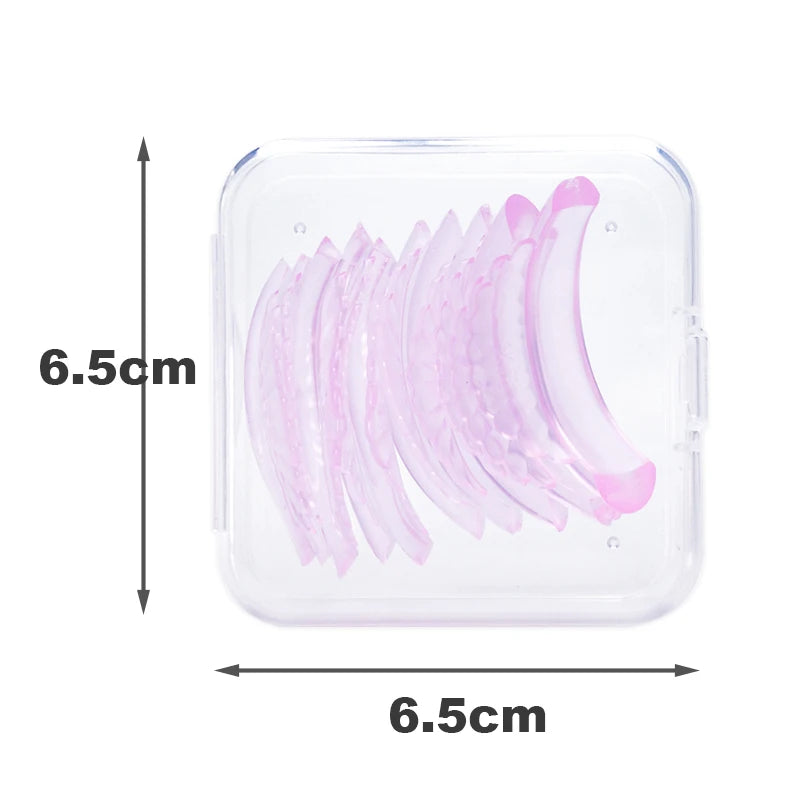 4/5/7 Pairs Silicone Eyelash Perm Pad Lifting Lashes Rods Shield Recycling 3D Eyelash Curler Accessories Applicator Makeup Tools