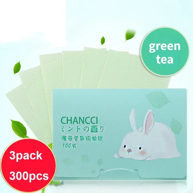 5 Box Matte Face Wipes Oil Control Oil-absorbing Face Cleaning Beauty Makeup Tools Accessories Facial Oil Blotting Sheets Paper