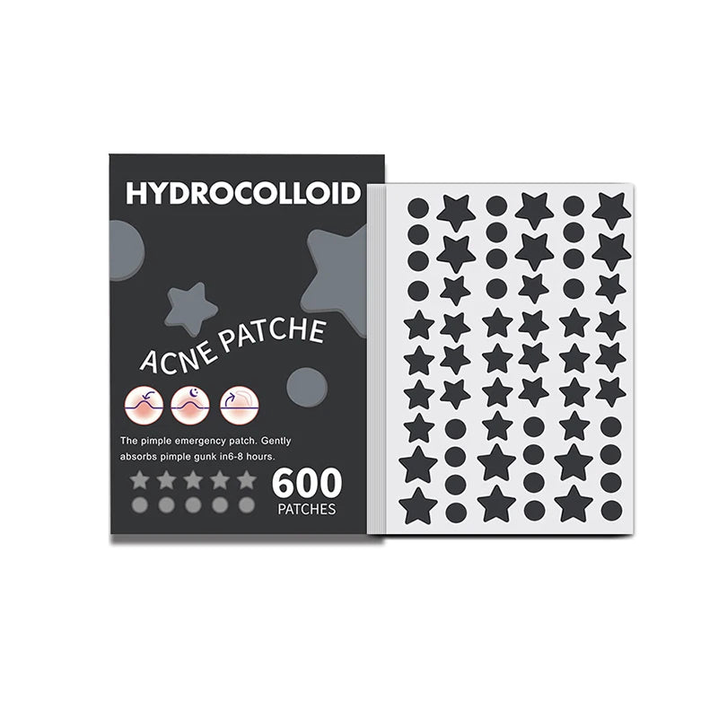 18-600pcs Star Pimple Patch Acne Colorful Invisible Acne Removal Skin Care Stickers Concealer Face Spot Beauty Makeup Tools