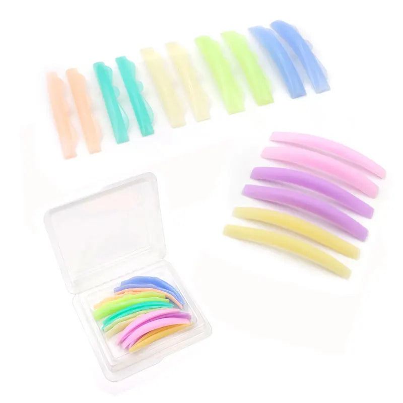 4/5/7 Pairs Silicone Eyelash Perm Pad Lifting Lashes Rods Shield Recycling 3D Eyelash Curler Accessories Applicator Makeup Tools
