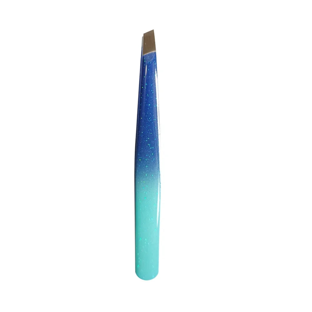 4 Styles Precision Eyebrow Tweezers Stainless Steel Fine Hairs Puller Flat Slant Tip Eye Brow Clips Hair Removal Makeup Tools
