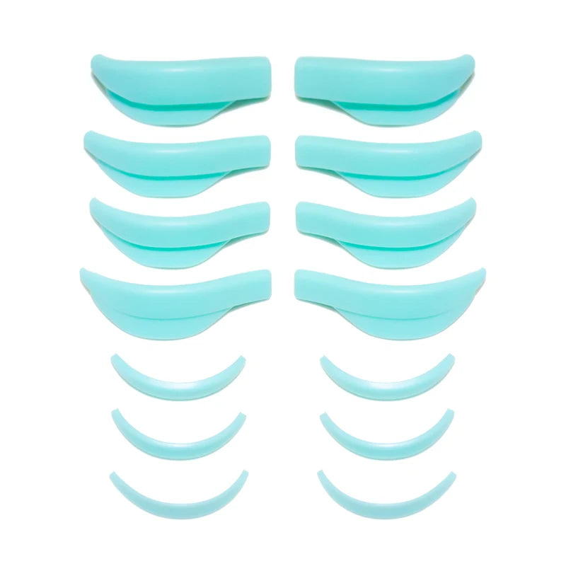 4/5/7 Pairs Silicone Eyelash Perm Pad Lifting Lashes Rods Shield Recycling 3D Eyelash Curler Accessories Applicator Makeup Tools