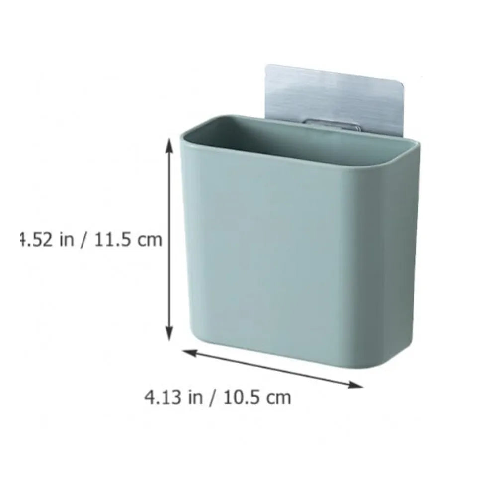 Bathroom Storage Box Wall Mounted Plastic Organizer Toothbrush Holder Makeup Tools Storage For Home Office