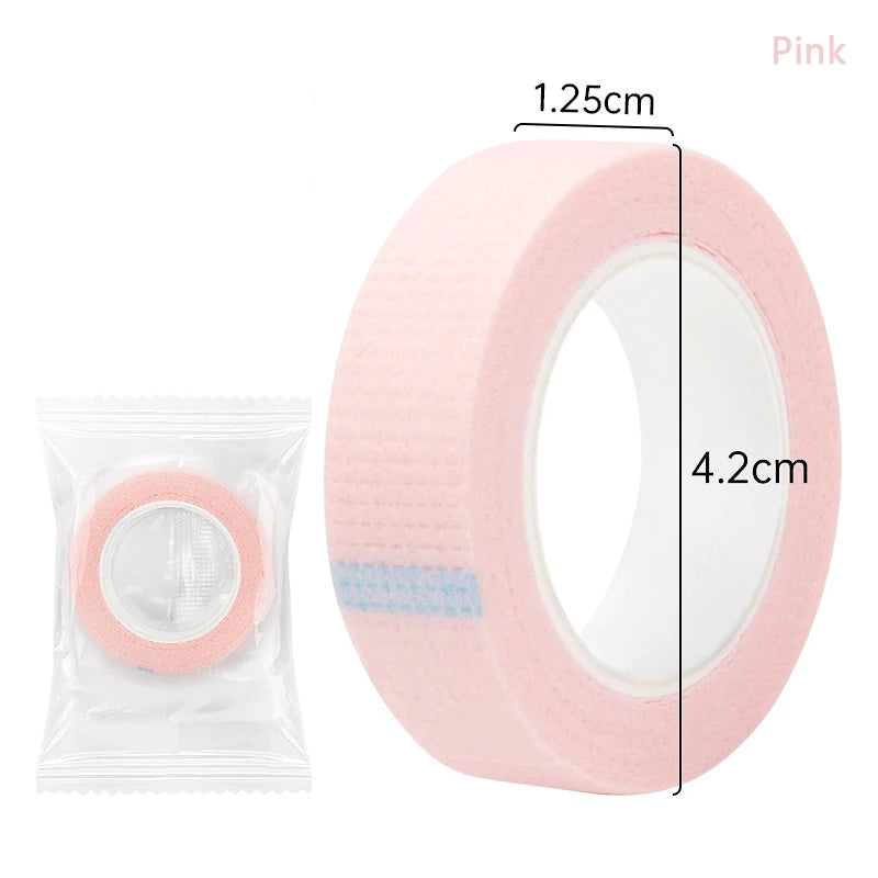 4.5M/Roll Eyelash Extension Lint Breathable Non-woven Cloth Adhesive Tape Medical Paper Tape For False Lashes Patch Makeup Tools