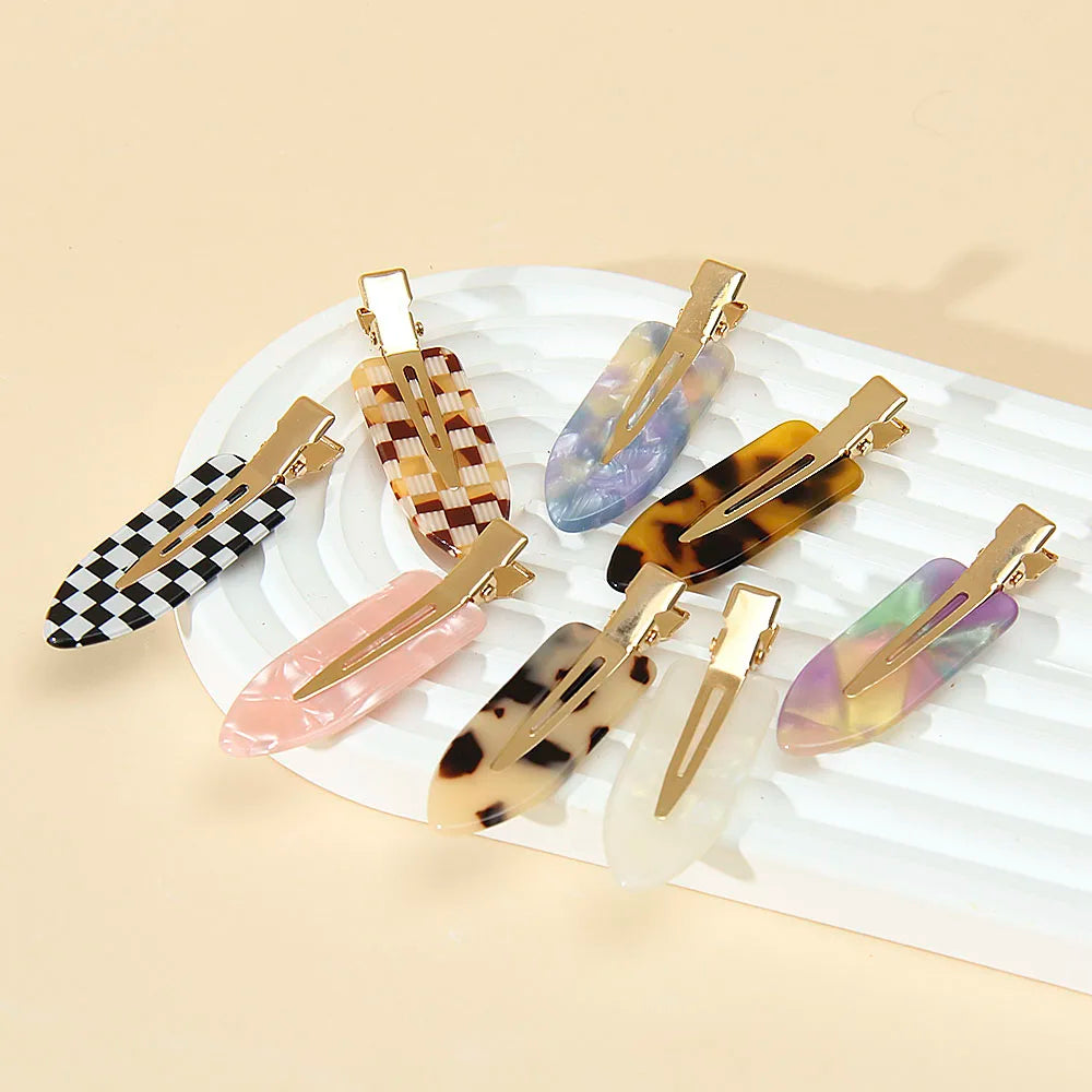 4PCS/LOT Women Hair Clips Side Bangs Fix Fringe Barrette Makeup Tools Hair Accessories Female Ladies Girls Headwear Hairpin