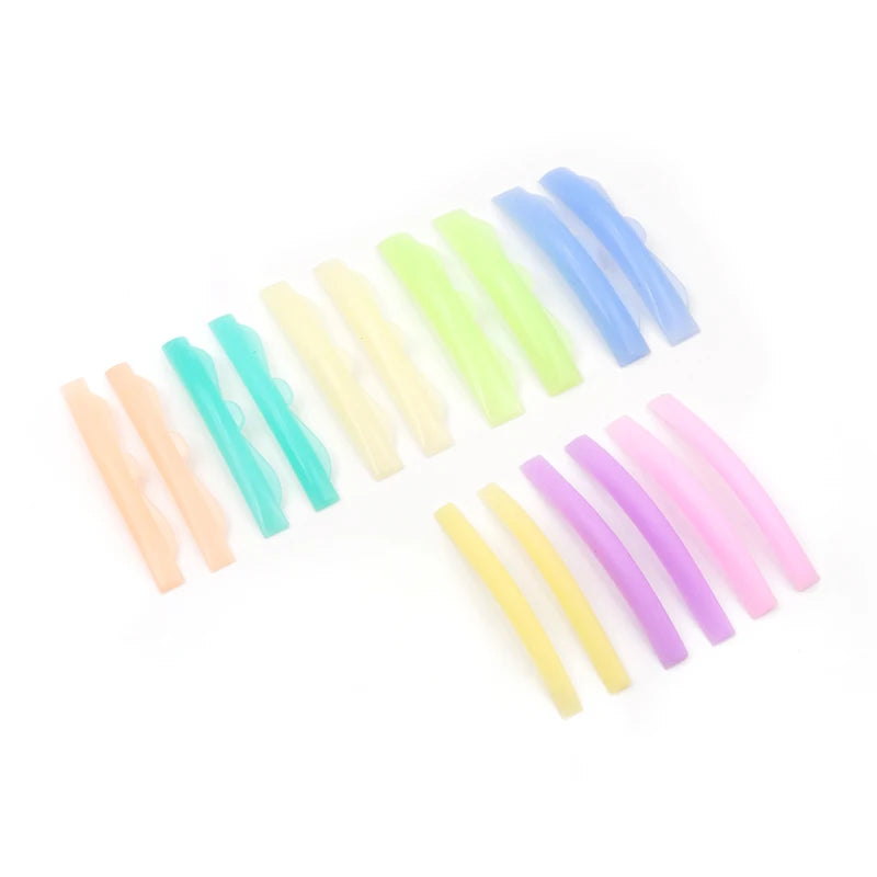 4/5/7 Pairs Silicone Eyelash Perm Pad Lifting Lashes Rods Shield Recycling 3D Eyelash Curler Accessories Applicator Makeup Tools