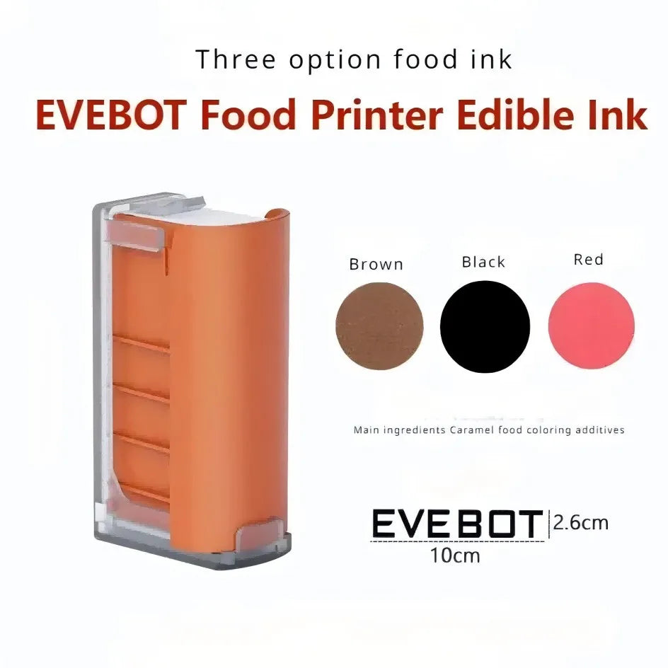 EVEBOT Handheld Food Printer PrintLab APP Print Range 26*100MM Coffee Pattern Portable Printpen DIY Custom Printing On Foodstuff