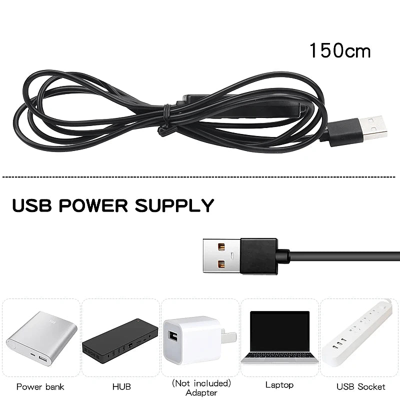 USB Eyelash Lamp LED Light Cold Warm Two-Color Light Special Beauty Salon Grafting False Lashes Extension Lamps Makeup Tools