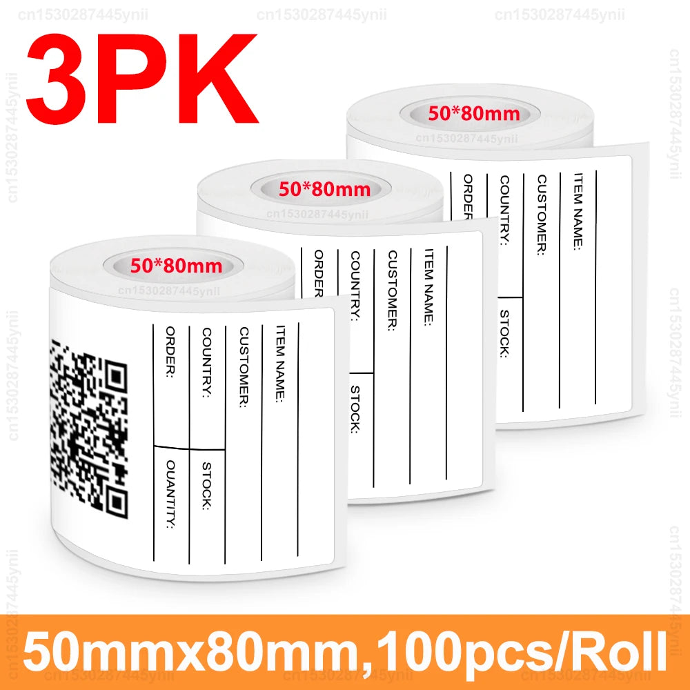 P50 Mini Portable Thermal Label Printer Similar as B1 B21 Marklife P50 E210 M110 Label Maker DIY Pattern Barcode QR Code Sticker