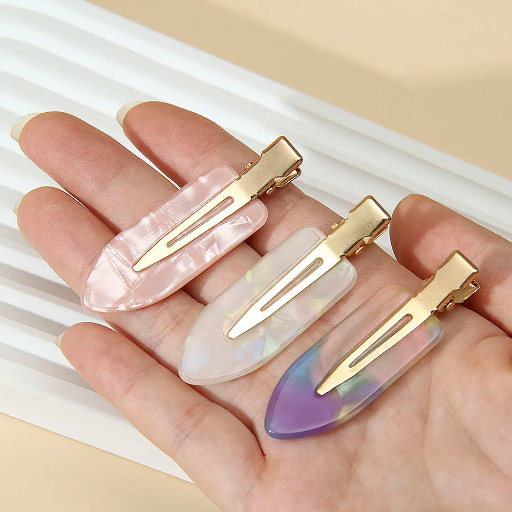 4PCS/LOT Women Hair Clips Side Bangs Fix Fringe Barrette Makeup Tools Hair Accessories Female Ladies Girls Headwear Hairpin