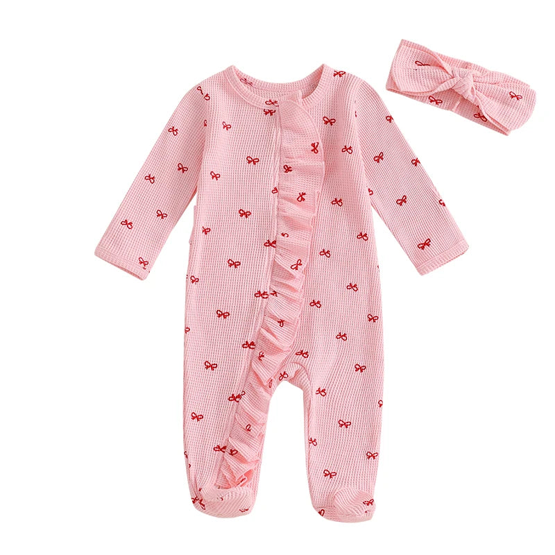 Adorable Baby Girl 3Pcs Summer Set Floral Sleeveless Romper with Matching Headband and Sandals Infant Outfit Set