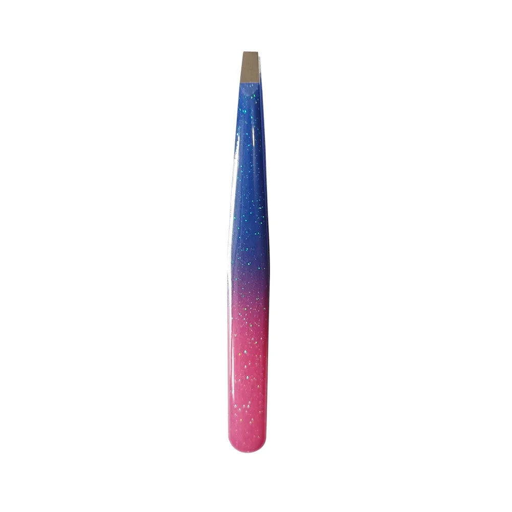 4 Styles Precision Eyebrow Tweezers Stainless Steel Fine Hairs Puller Flat Slant Tip Eye Brow Clips Hair Removal Makeup Tools