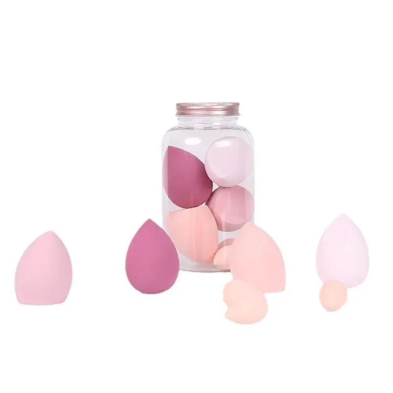 Drift Bottle'S 7-Piece Beauty Blender Set Filling Puff 7Pcs Water Large Air Cushion BB CC Cream Makeup Tools Sponge Egg