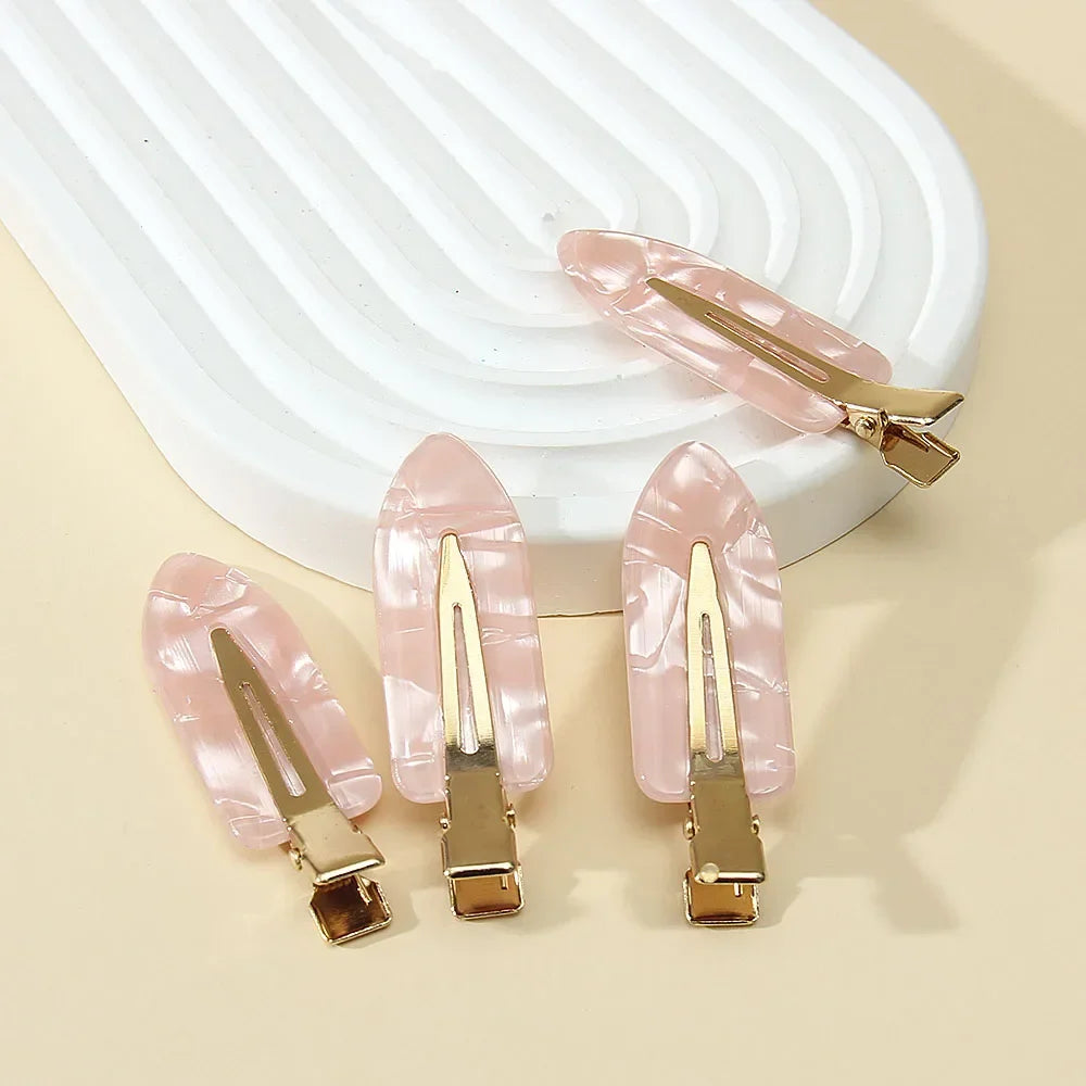 4PCS/LOT Women Hair Clips Side Bangs Fix Fringe Barrette Makeup Tools Hair Accessories Female Ladies Girls Headwear Hairpin