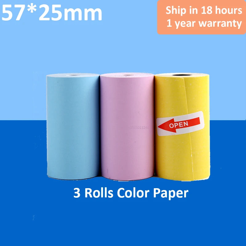 Portable Mini Thermal Printer Wirelessly BT 203dpi Photo Label Memo Wrong Question Printing With USB Cable Imprimante Portable