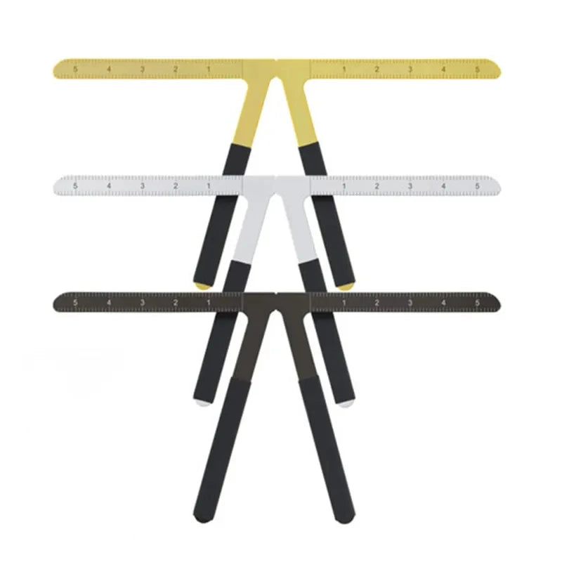 1pcs Metal Eyebrow Tattoo Stencil Ruler Microblading Tattoo Positioning Measure Template Eye Brow Permanent Makeup Tools