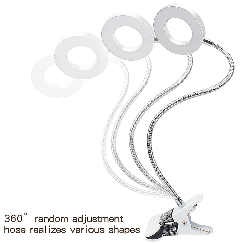 USB Eyelash Lamp LED Light Cold Warm Two-Color Light Special Beauty Salon Grafting False Lashes Extension Lamps Makeup Tools