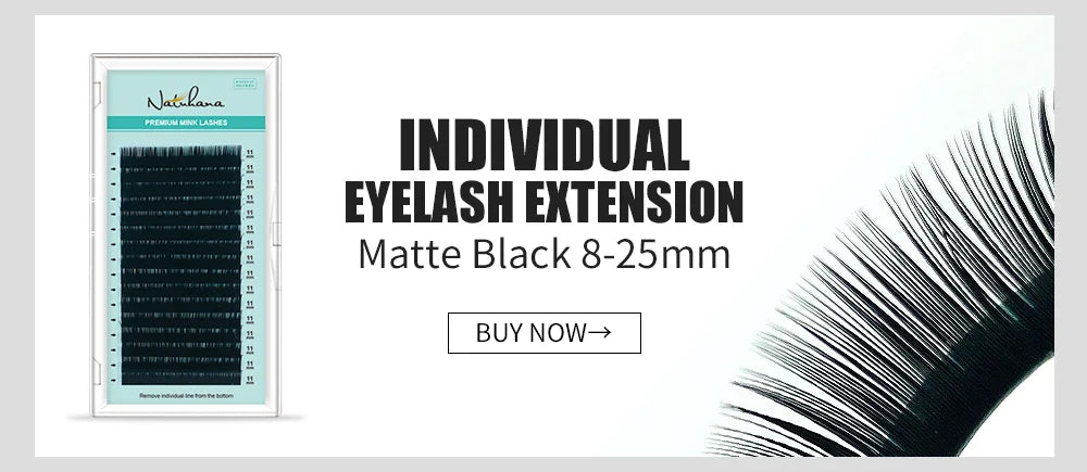 NATUHANA Caramel Colored Lashes Extension Individual Faux Mink Colour False Eyelashes Brown Teal Mocha Lashes For Makeup Tools
