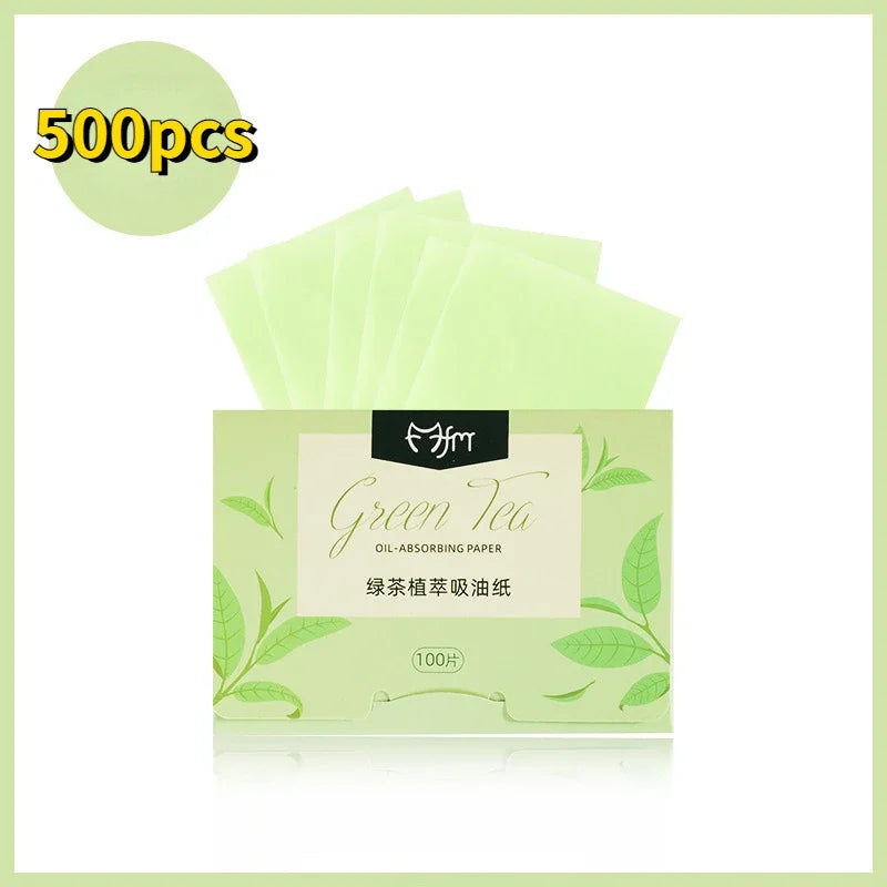 5 Box Matte Face Wipes Oil Control Oil-absorbing Face Cleaning Beauty Makeup Tools Accessories Facial Oil Blotting Sheets Paper