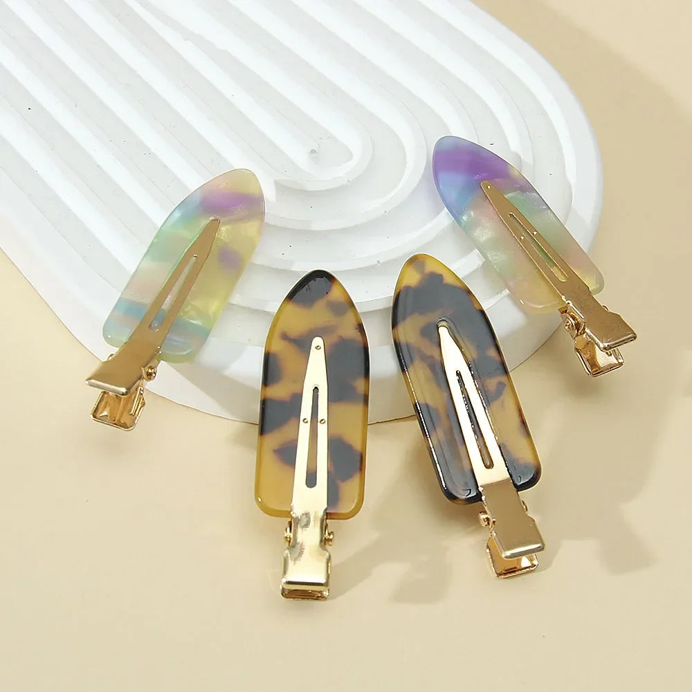 4PCS/LOT Women Hair Clips Side Bangs Fix Fringe Barrette Makeup Tools Hair Accessories Female Ladies Girls Headwear Hairpin