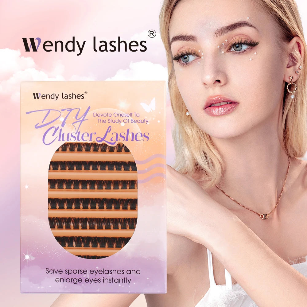 Lash Extension Kit 240pcs 30D/40D/60D/80D Bond and Seal Makeup tools DIY for gluing Lashes Gluing Glue Accessories DIY Lash KIT