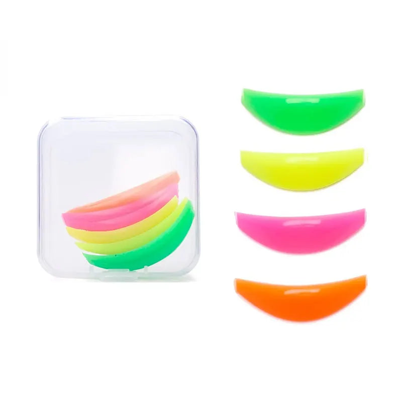 4/5/7 Pairs Silicone Eyelash Perm Pad Lifting Lashes Rods Shield Recycling 3D Eyelash Curler Accessories Applicator Makeup Tools