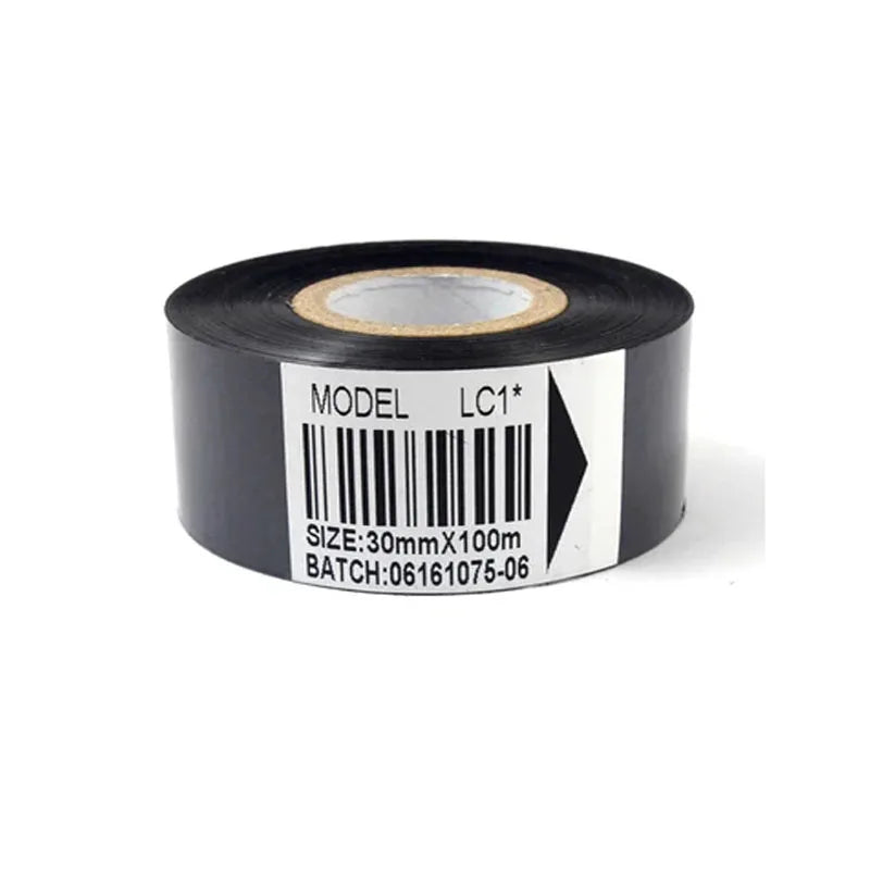 Thermal printer ribbon ink thermal transfer circular black belt code belt LC1