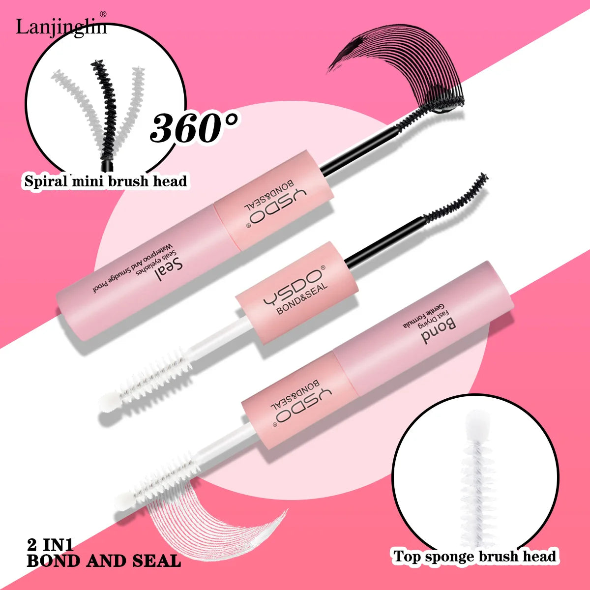 14 Rows Individual Lashes Set Thick and Natural Long DIY Extension Lashes Kit Cluster Lashes Kit Lash Glue Tweezer Makeup Tools